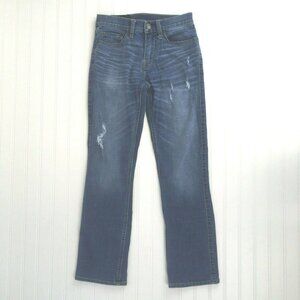 Hollister Slim Straight Distressed Jeans  Tag 28x30 Measure 26x29